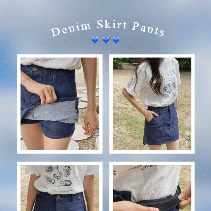STYLETIBA Denim Skirts 44228