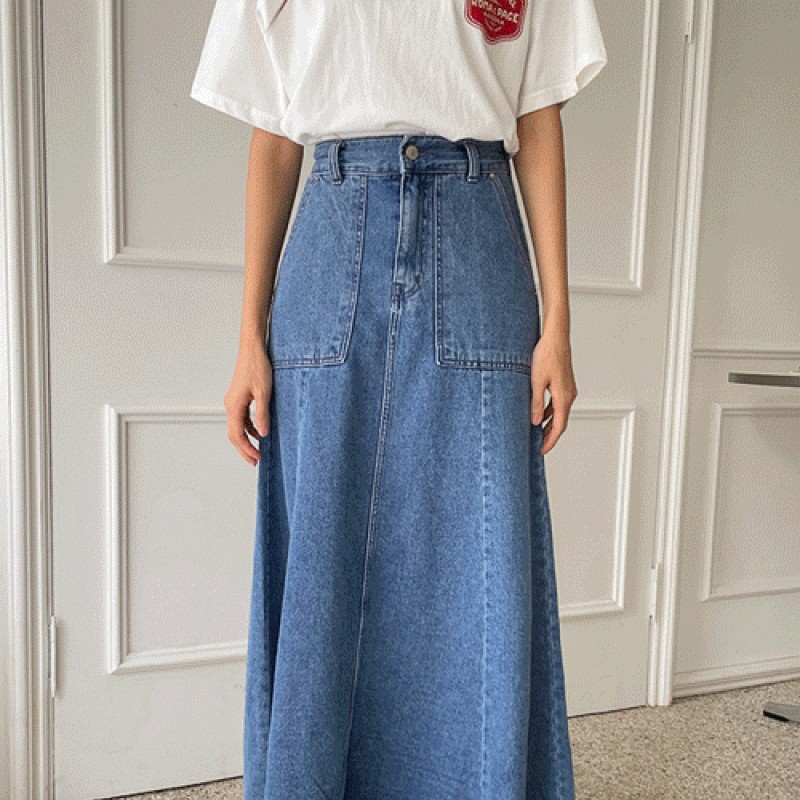 STYLETIBA Denim Skirts 49998